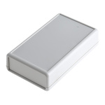 Hammond 1593 Series Grey ABS Handheld Enclosure, Integral Battery Compartment, IP54, 112 x 66 x 28mm