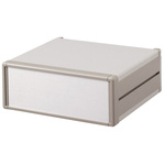 Takachi Electric Industrial MO Light Grey Aluminium Project Box, 450 x 430 x 222mm