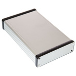 Hammond 1455 Series Silver Anodised Aluminium Handheld Enclosure, , IP54, 160 x 103 x 30.5mm