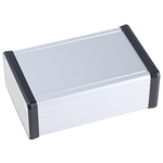 Hammond 1455 Series Silver Anodised Aluminium Handheld Enclosure, , IP54, 120 x 78 x 43mm