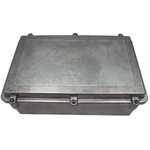 RS PRO Silver Die Cast Aluminium Enclosure, IP67, Silver Lid, 274 x 173 x 100mm