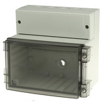 Fibox CARDMASTER Grey, Polycarbonate Enclosure, 188 x 160 x 134mm