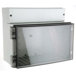 Fibox CARDMASTER Grey, Polycarbonate Enclosure, 280 x 219 x 156mm