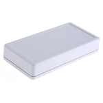 Hammond 1599 Series Grey ABS Handheld Enclosure, Integral Battery Compartment, IP54, 130 x 65 x 25.5mm