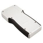 Hammond 1553 Series Grey Flame Retardant ABS Handheld Enclosure, Integral Battery Compartment, IP54, 210 x 100 x 32mm