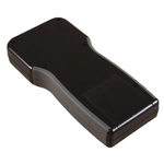 Hammond 1553 Series Black Flame Retardant ABS Handheld Enclosure, Integral Battery Compartment, IP54, 210 x 100 x 32mm