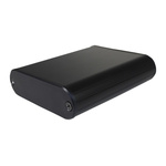 Takachi Electric Industrial MXA Series Black Aluminium Handheld Enclosure, , 94 x 82 x 24mm