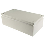 RS PRO Grey Steel Junction Box, IP66, 400 x 200 x 120mm
