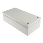 RS PRO Grey Steel Junction Box, IP66, 300 x 150 x 80mm