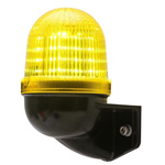 AUER Signal UDCV Yellow LED Beacon, 18 → 27 V ac, 20 → 32 V dc, , Multiple Effect, Surface Mount