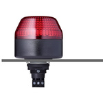 AUER Signal ICL Red LED Beacon, 24 V ac/dc, Strobe, Panel Mount