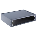 METCASE Mettec Grey Aluminium Instrument Case, 350 x 250 x 85mm