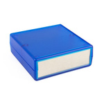 Hammond Transparent Blue ABS Instrument Case, 75 x 74 x 27mm