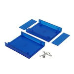 Hammond Transparent Blue ABS Instrument Case, 95 x 76 x 30mm