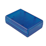 Hammond Transparent Blue ABS Instrument Case, 91 x 66 x 28mm