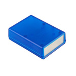Hammond Transparent Blue ABS Instrument Case, 91 x 66 x 28mm