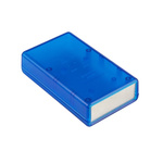 Hammond Transparent Blue ABS Instrument Case, 112 x 66 x 28mm