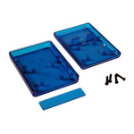 Hammond Transparent Blue ABS Instrument Case, 91 x 66 x 21mm