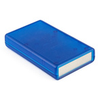 Hammond Transparent Blue ABS Instrument Case, 112 x 66 x 21mm