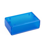 Hammond Transparent Blue ABS Instrument Case, 105 x 60 x 35mm