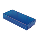 Hammond Transparent Blue ABS ABS Case, 140 x 66 x 28mm