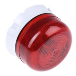 Klaxon Flashguard QBS Red LED Beacon, 11 → 35 V dc, Flashing, Surface Mount