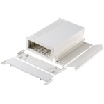 OKW Multitec White ABS Instrument Case, 160 x 260 x 74mm