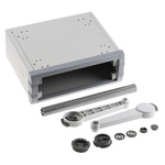 METCASE Unimet Grey Aluminium Instrument Case, 190 x 230 x 85mm