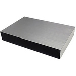 Takachi Electric Industrial YM Black Aluminium Project Box, 65 x 50 x 20mm