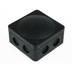 WISKA Combi Series Black Polypropylene Junction Box, IP66, 85 x 85 x 51mm