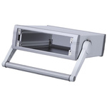 METCASE Unimet-Plus Grey Aluminium Instrument Case, 251.62 x 263.3 x 85.7mm
