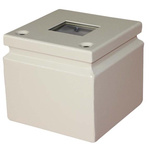 RS PRO Grey Steel Junction Box, IP65, 150 x 150 x 80mm