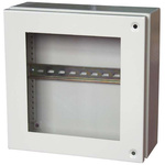 RS PRO Grey Steel Junction Box, IP65, 200 x 200 x 120mm