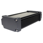 Takachi Electric Industrial AWN Black Aluminium Heat Sink Case, 240 x 106.3 x 56.3mm