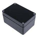 RS PRO Black Glass Fibre Reinforced Polyester Junction Box, IP66, ATEX, IECEx, 110 x 75 x 55mm