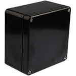 RS PRO Black Glass Fibre Reinforced Polyester Junction Box, IP66, ATEX, IECEx, 160 x 160 x 90mm