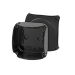 HENSEL Black Polycarbonate Junction Box, IP66, IP67, 130 x 130 x 70mm