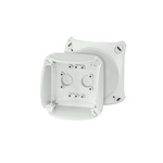 HENSEL Grey Polycarbonate Junction Box, IP66, IP67, 93 x 93 x 62mm