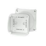 HENSEL Grey Polycarbonate Junction Box, IP66, IP67, 130 x 130 x 70mm
