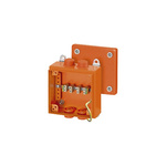 HENSEL Orange Steel Junction Box, IP66, 5 Terminals, 150 x 89 x 150mm
