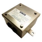CE-TEK ACEX Series Junction Box, IP66, 4 Terminals, ATEX, 120 x 120 x 80mm
