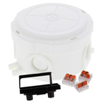 WISKA Polypropylene Junction Box, IP66, IP67, Ø 82 x 57mm