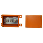 RS PRO Orange Steel Junction Box, IP65, 350 x 250 x 105mm