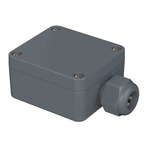 Bopla Euromas Polymas Series Polyamide Junction Box, IP65, 0, - Terminals, 58 x 64 x 34mm