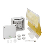 Gunther Spelsberg Abox XT 060 Series Grey Polycarbonate Junction Box, IP68, 5 Terminals, 110 x 110 x 67mm