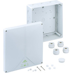 Gunther Spelsberg Abox 350 Series Grey Polystyrene Junction Box, IP54, IP65, 0 Terminals, 250 x 250 x 115mm