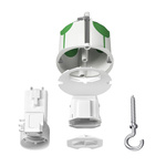 Schneider Electric IMT Series Green, White ABS, PC Junction Box, IP20, 49 x 71 x 71mm