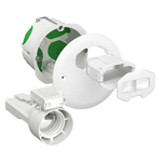 Schneider Electric IMT Series Green, White ABS, PC Junction Box, IP20, 49 x 71 x 71mm