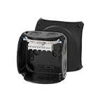 HENSEL KF Series Black Polycarbonate Terminal Box, IP66, IP67, 5 Terminals, 77 x 130 x 130mm