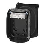 HENSEL KF Series Black Polycarbonate Terminal Box, IP66, IP67, IP69, 5 Terminals, 77 x 130 x 130mm